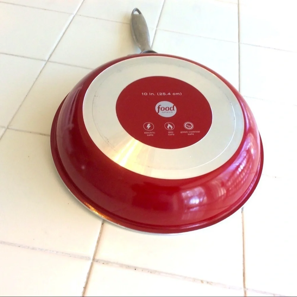 Food Network 10” Ceramic Coated Skillet frying pan fry